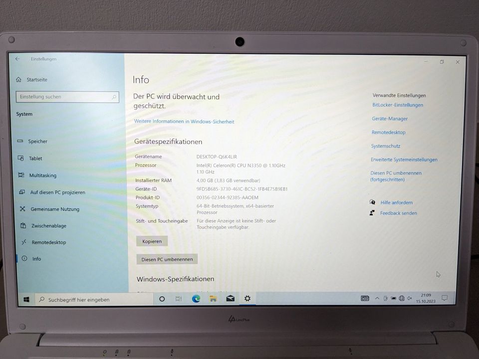 LincPlus P3 Linux / Windows Laptop / Notebook in Immenstadt