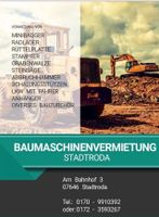 Volvo EC 27 Minibagger (2,8t) Vermietung/Verleih Thüringen - Stadtroda Vorschau