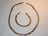 Halskette 50cm + Armband 20cm Gliederkette goldfarbend 55g + 20g Nordrhein-Westfalen - Hattingen Vorschau