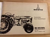 Ersatzteilliste Deutz-Dieselschlepper D4505 Baden-Württemberg - Radolfzell am Bodensee Vorschau