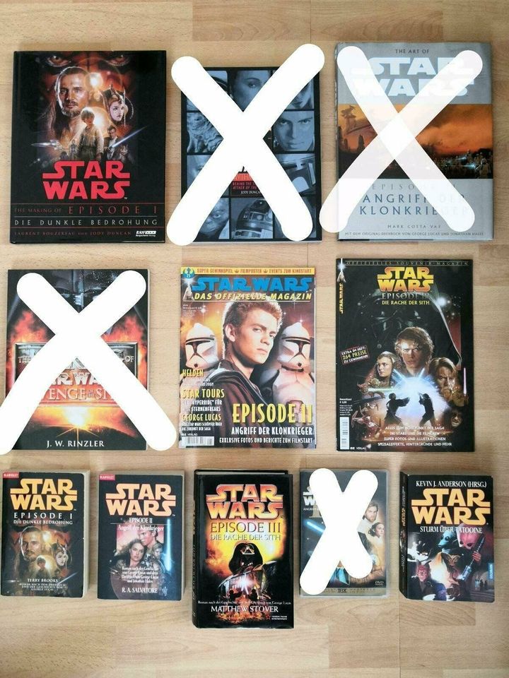 Star Wars Episode I bis III, Filmbücher, Magazine, Romane in Göppingen