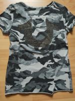 TRUE RELIGION cooles Camo Shirt Grau Gr. S Logodruck Applikatione Baden-Württemberg - Plochingen Vorschau