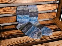 Socken Gr. 32/33, 6-fädig - selbstgestrickt Nordrhein-Westfalen - Neuenkirchen Vorschau