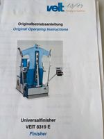 VEIT Universalfinisher 8319, 8319 E , Bügelmaschine Baden-Württemberg - Schwäbisch Gmünd Vorschau