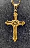 Kreuz Anhänger Handmade 750/18K Jesus Gelbgold 14,75Gramm Kiel - Hassee-Vieburg Vorschau