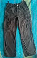 Bershka Cargo Straight Hose schwarz 38 Düsseldorf - Oberbilk Vorschau