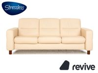 Stressless Wave Leder Dreisitzer Creme Sofa Couch manuelle Lindenthal - Köln Lövenich Vorschau