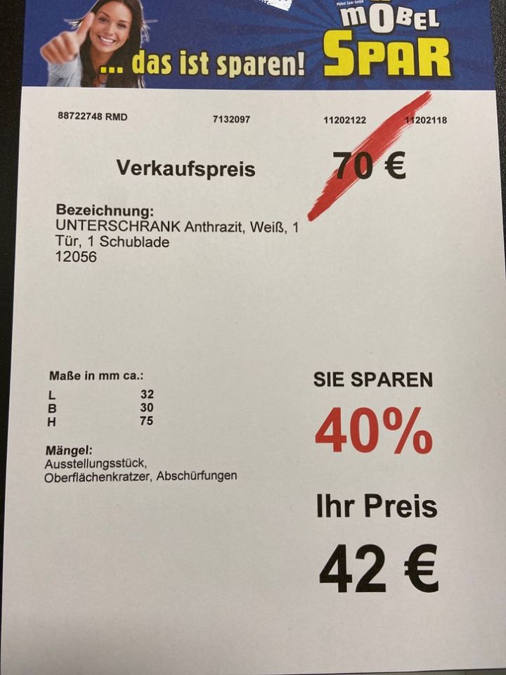 Badezimmer Schrank statt 70€ in Leipzig
