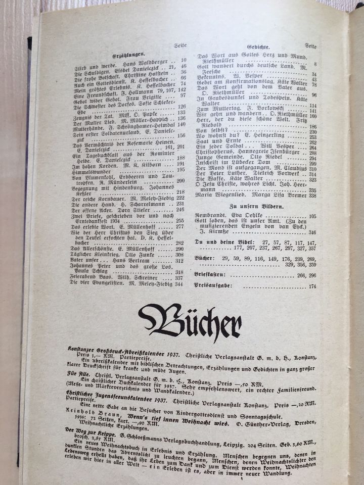 Deutsche Mädchenzeitung 1935 - 1936, Deutsches Reich in Dessau-Roßlau