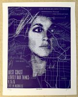 Best Coast - Poster Silkscreen Sharon Tate - Nashville 2015 - 100 Hessen - Dietzenbach Vorschau