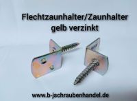 Flechtzaunhalter/Zaunhalter L-Form Zaunwinkel 38 x 32 gelb verz. Bielefeld - Sennestadt Vorschau