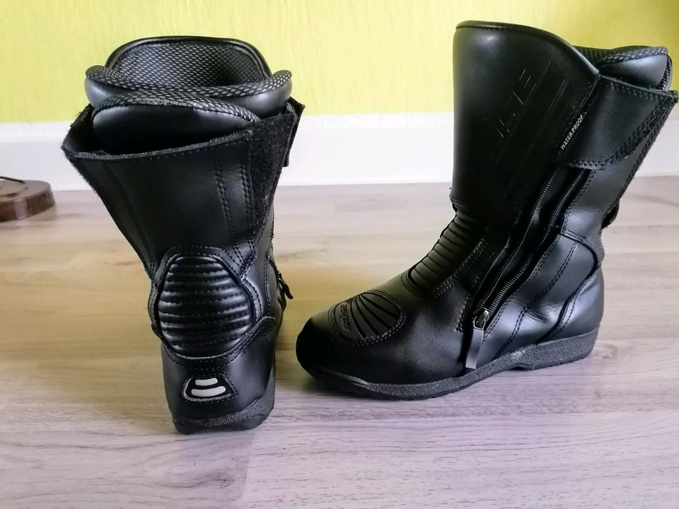 Motorradstiefel Büse Gr. 40 Leder unisex wasserdicht in Lippstadt