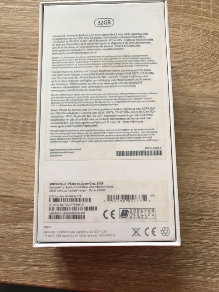 Verkaufe I-phone 6s in Erlbach