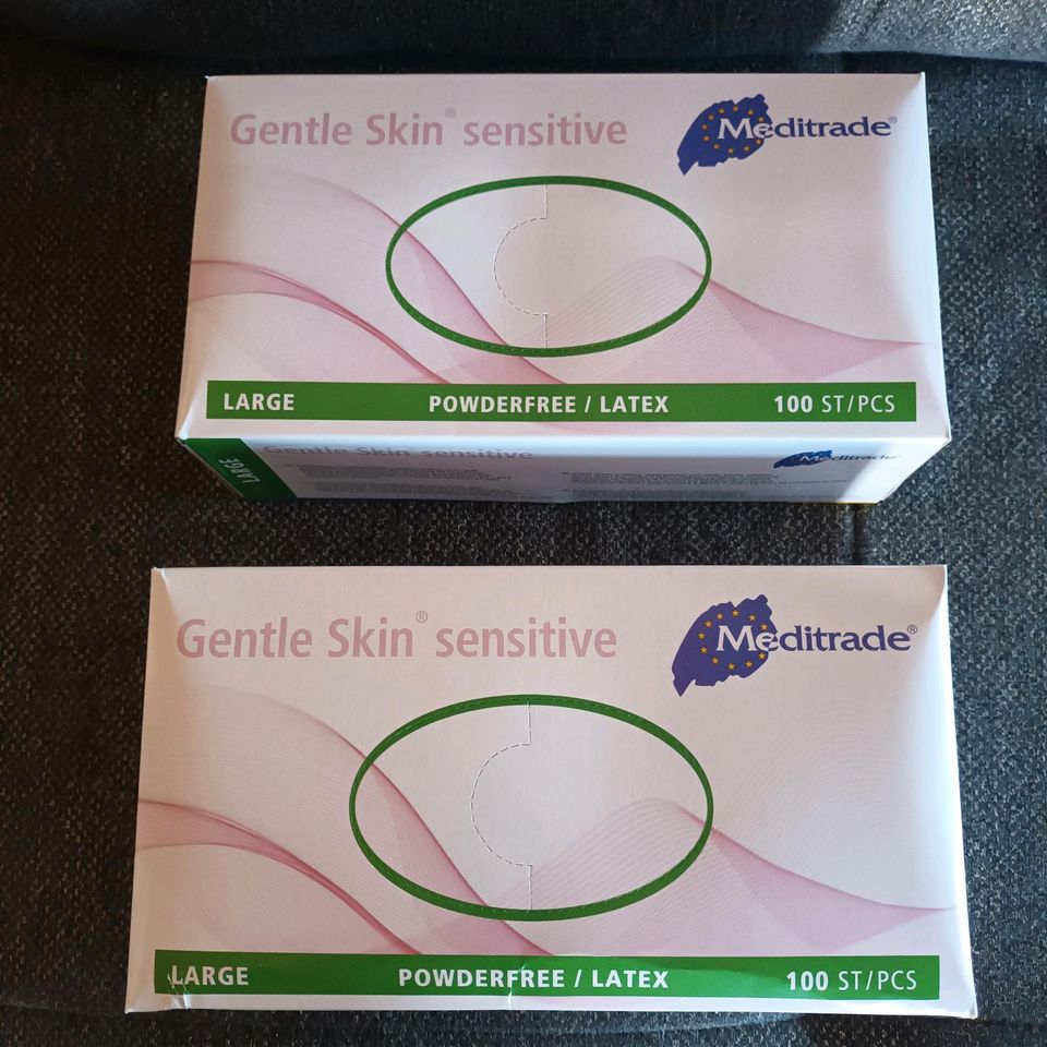 Latexhandschuhe Meditrade Gentle Skin sensitive NEU & OVP in Stadtlauringen