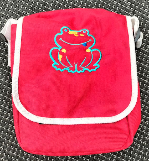 Kindergartentasche Kinder-Rucksack Tasche Rot mit Frosch NEU in Weyhe