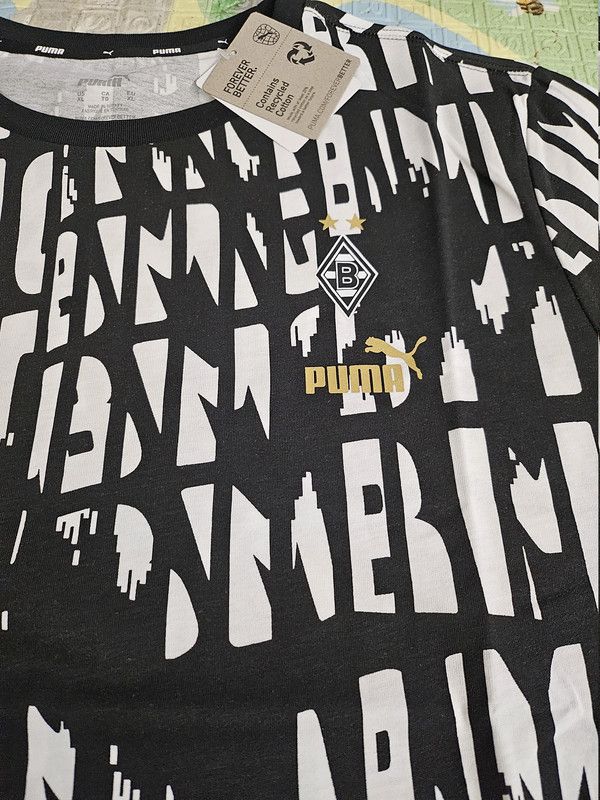 Puma Borussia Mönchengladbach AOP T-shirt Shirt Gr. M in Ensdorf