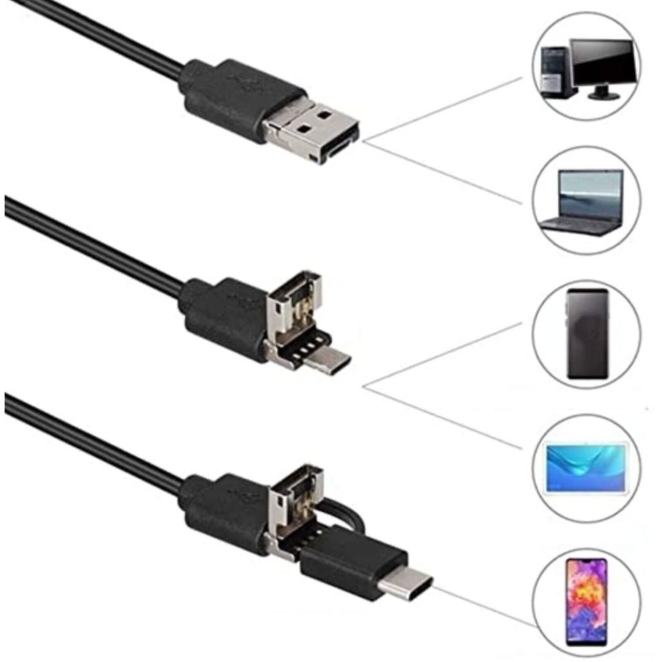 Endoskopkamera IP67 wasserdichtes HD Handy Endoskop mit Micro USB in Berlin