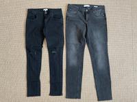 Hose Jeans schwarz Vögele 164 dunkel grau W 31 L 32 Skinny gerade Hessen - Darmstadt Vorschau