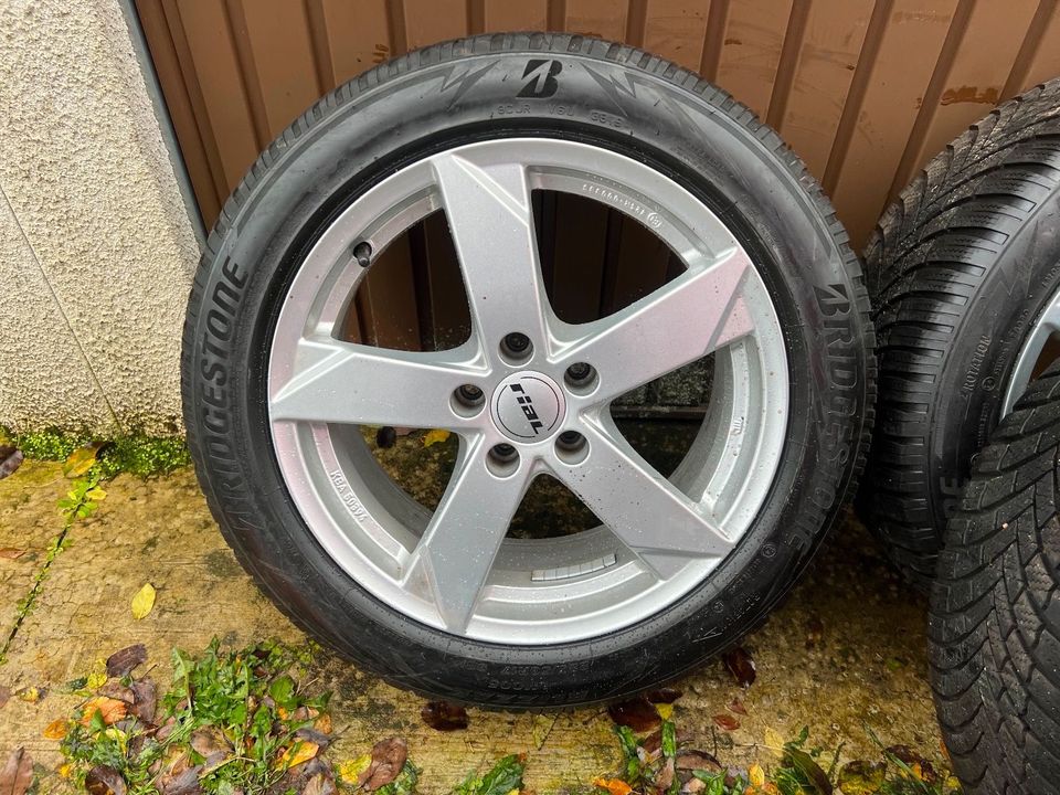 4x Audi VW Winterreifen Winterräder 17 Zoll 225/50 R17 #483 in Hainburg