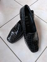 Schicke Kroko-Prägung-Lack-Leder Mokkasin, Loafer, Slipper 6 1/2 Duisburg - Walsum Vorschau
