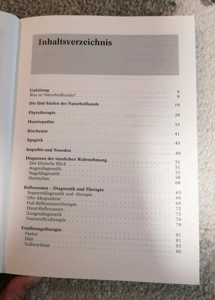 Buch Handbuch für die Naturheilkunde Liebau in Quedlinburg