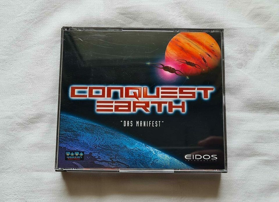 Conquest Earth Das Manifest PC Spiel Retro Selten Rarität Eidos in Chemnitz