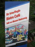 Bahnsteig-Aufsteller "Interregio" ca.1993 Modellbahn Hobbyraum! Sachsen-Anhalt - Thale-Stecklenberg Vorschau
