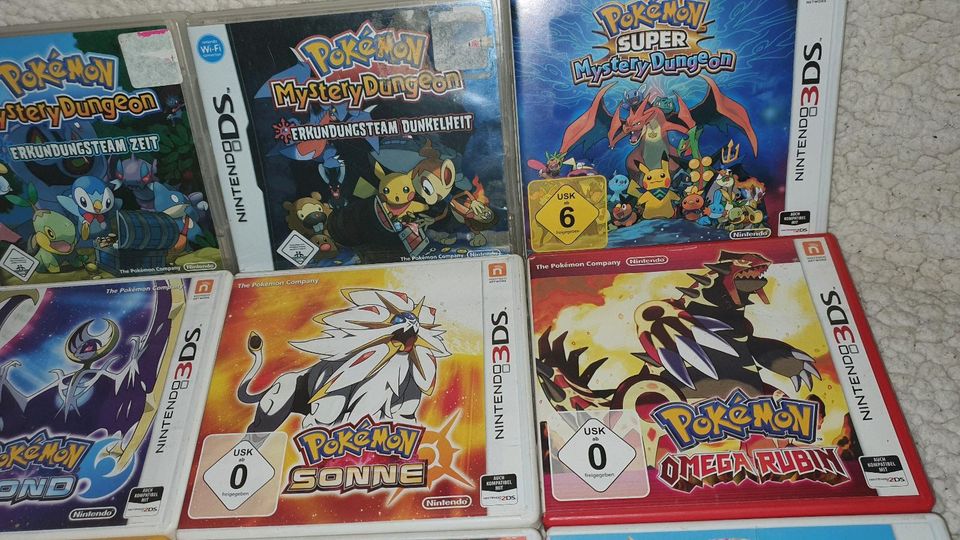 Nintendo 3DS + DS Spiele -  Pokemon , Mario u. a. in Schleswig