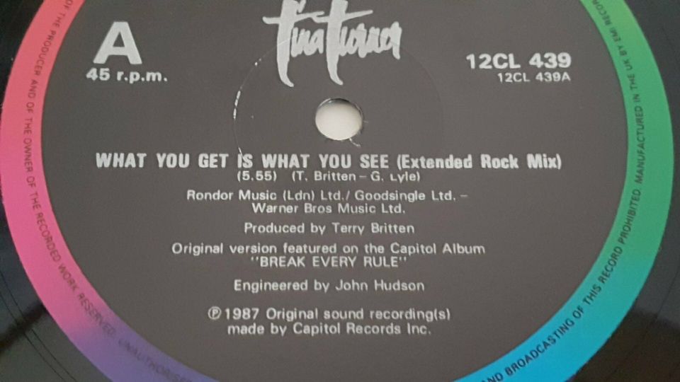 Tina Turner-What you get is what you see– special limited edition in Hamburg