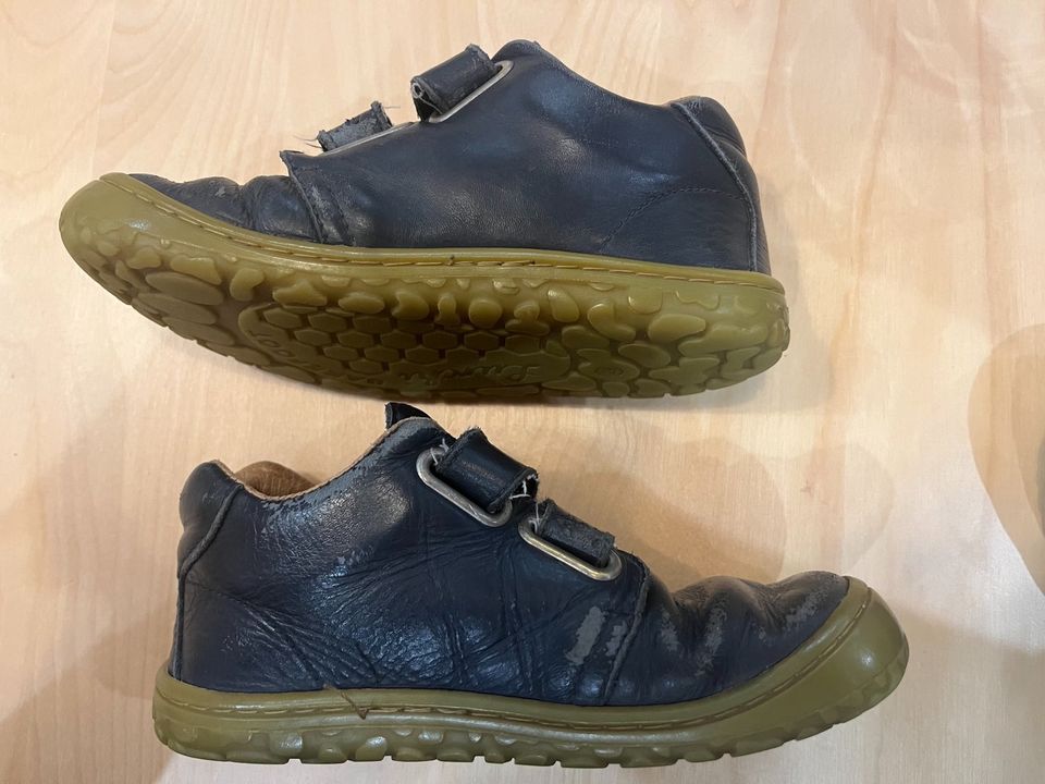 Barfußschuhe LURCHI Noah Nappa  azul, Gr. 26, Lederhalbschuhe in Gründau