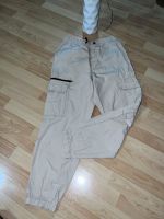 H&M, Hose, Cargo, beige, Loose, Pull on, junge 164 Bayern - Kempten Vorschau