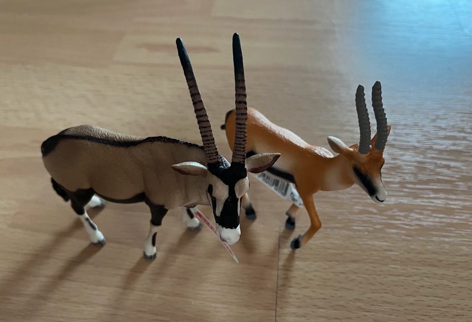 Schleich Oryxantilope u. Gazelle neu in Wallerfangen