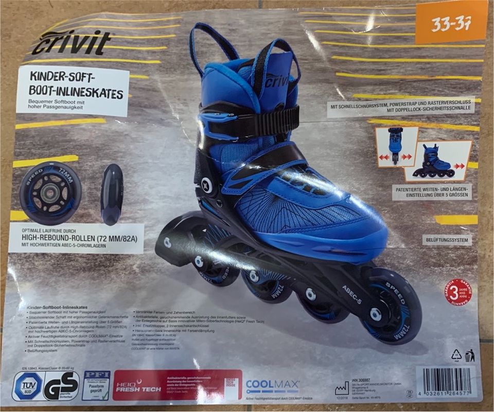 Inlineskaters Soft-Boots Größe 33-37 in Mickhausen