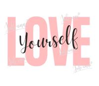 Bügelbild LOVE Yourself *verschiedene Größen Brandenburg - Biesenthal Vorschau