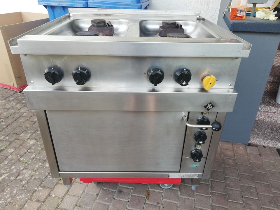 MKN Optima 700 Gasherd 4flammig in Freigericht