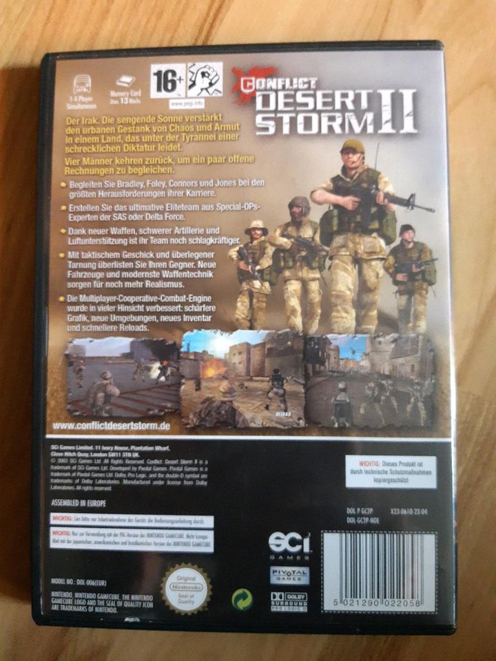 Nintendo GameCube * Conflict Desert Storm II in Roetgen
