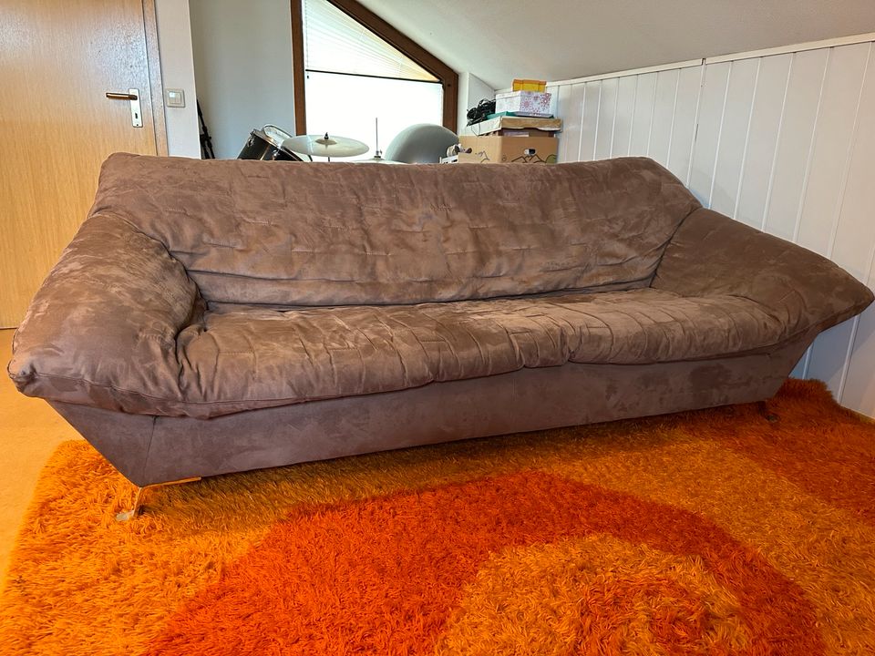 Sofa, Couch, 3-Sitzer, braun, Marke Esapada in Knittlingen