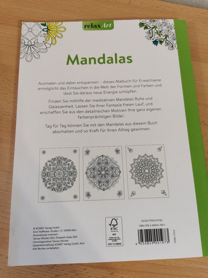 Mandala-Malbücher-Set - 5teilig in Helmbrechts