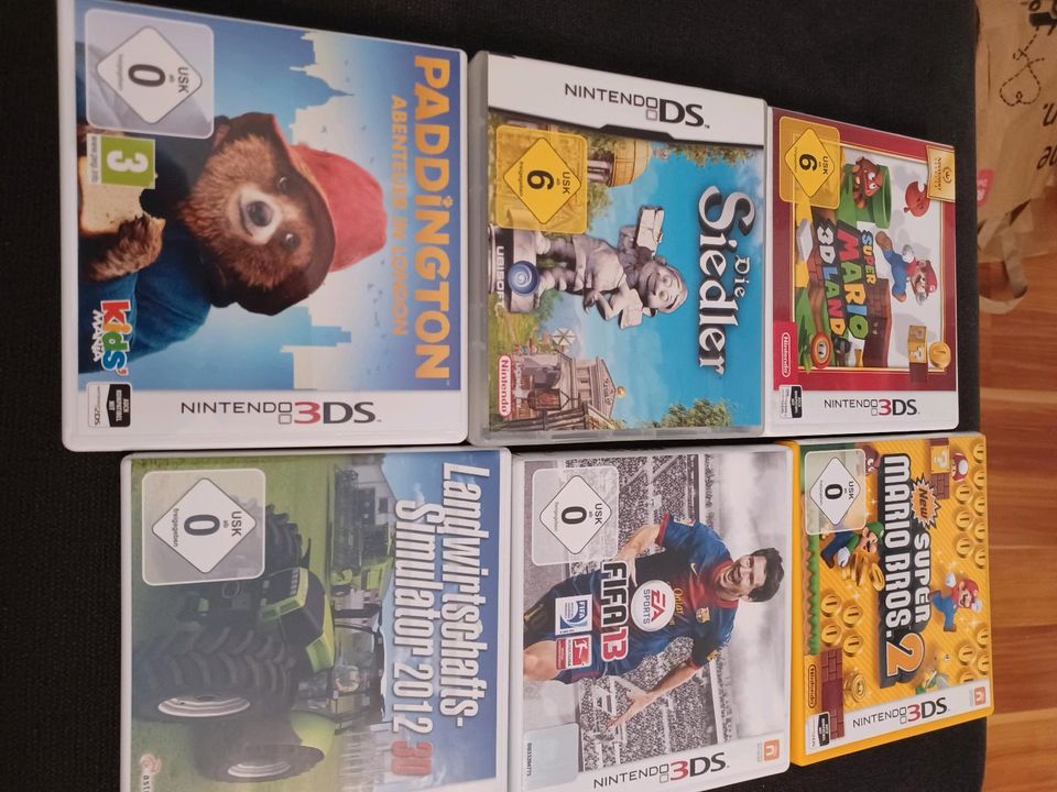 Nintendo 3 ds inklusive 12 Spiele in Saarlouis