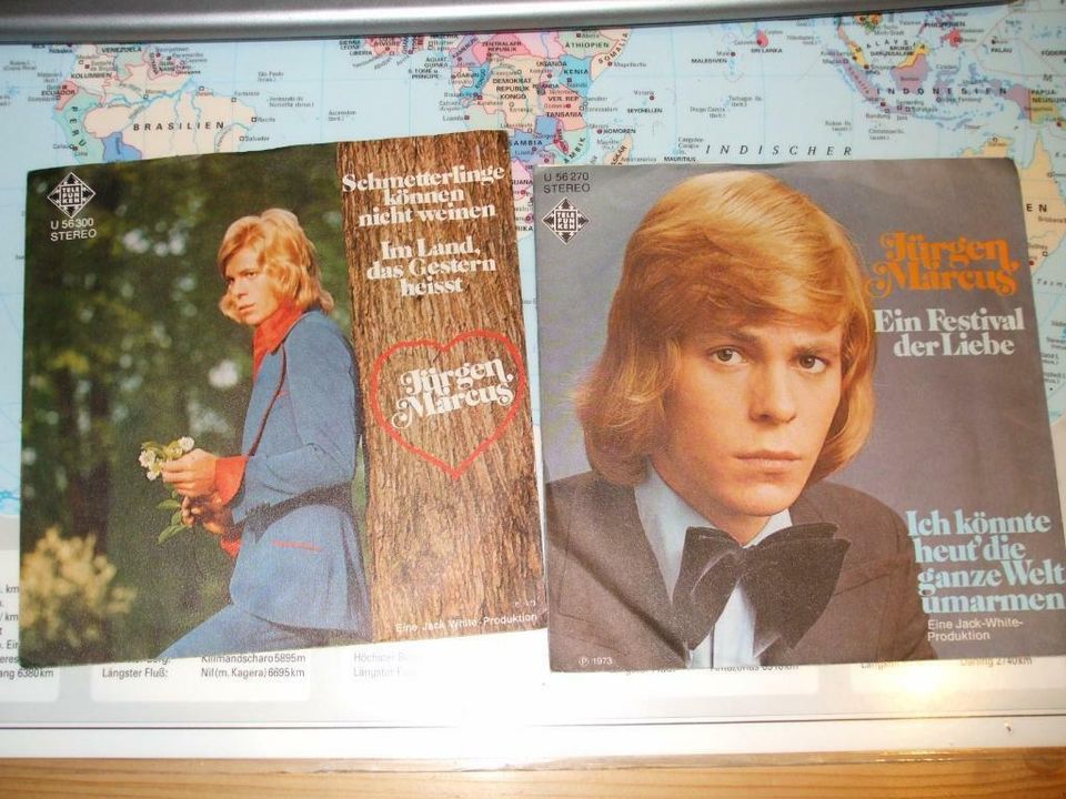 Schallplatten, Udo Jürgens, Singles, Rock, Schlager, Operette in Wolfersdorf