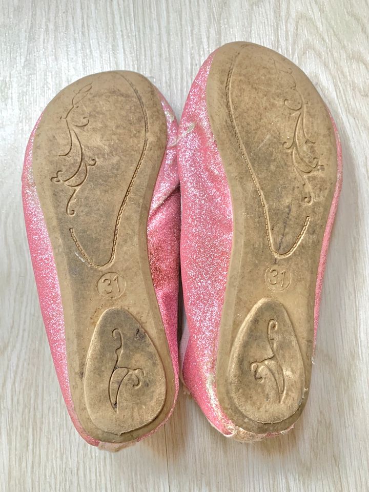 Young Spirit Mädchen Ballerinas rosa Glitzer festlich Gr. 31 in Hördt