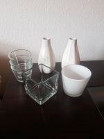 Deko-Set Vasen/Teelichthalter Glas weiß Thüringen - Rockhausen Vorschau