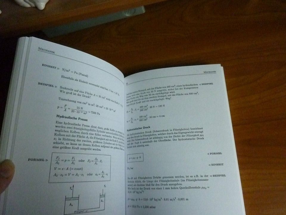 Buch Formeln für Mathematik, Physik, Chemie - Schule / Studium in Halle