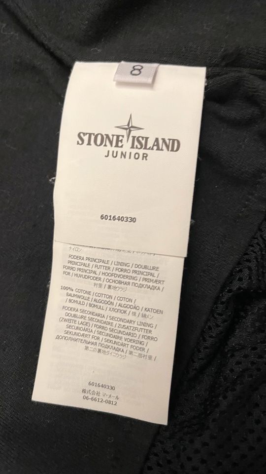 Stone Island Junior Windjacke in dunkelblau, Größe 8/128 in Herrsching
