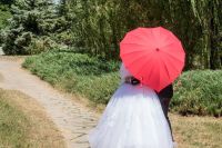 Herz-formiger Regenschirm - Rot Baden-Württemberg - Reutlingen Vorschau