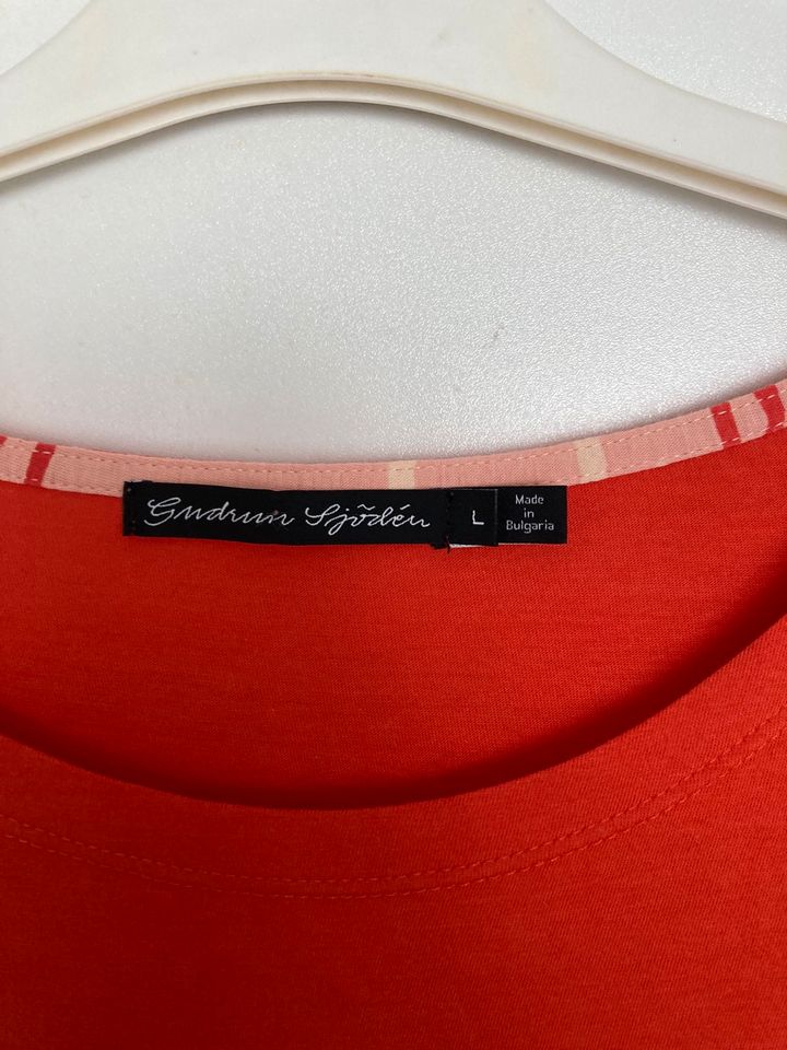 Gudrun Sjöden Kleid 100% Baumwolle Sommerkleid orange rot L in Köln