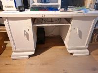 Verschenke alten Schreibtisch, weiß lackiert Bad Doberan - Landkreis - Sanitz Vorschau