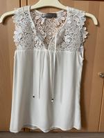Neu* Hallhuber Seidenbluse Top Spitze 34/36 Creme Weiß Obervieland - Arsten Vorschau