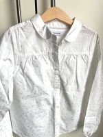 Okaidi Bluse Mädchen weiß silberne Herzen 128 neu Nordrhein-Westfalen - Unna Vorschau