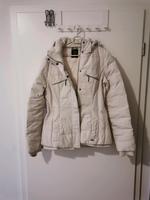 Zara Daunenjacke Winterjacke mit Fellkaputze gr. L (M) Weiss Bayern - Vaterstetten Vorschau